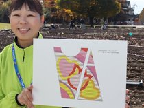 虹やハート表現　２６年春のとなみチューリップフェア大花壇デザイン披露、球根植え込み始まる