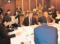 大規模校新設に否定的　県立高校再編、砺波で教育関係者ら意見交換