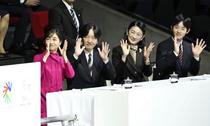 秋篠宮ご一家、開会式出席
