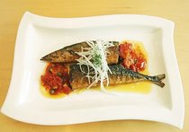 サンマのムニエル　プロヴァンス風