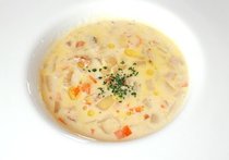 カキのクラムチャウダー風