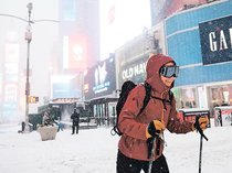 米大寒波で１００万戸停電　航空便１万２千便以上が欠航、コロナ後最多