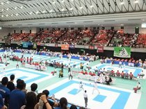 がんばる我が子を応援！空手 全中大会へ