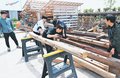 「古材レスキュー」に高校生の力　氷見の被災家屋木材活用、ＡＯＩＫＥ高生が支援