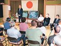 「次世代に負担残さない」　上市町長選、椎名氏が事務所開き