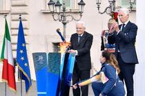 聖火リレー、イタリアで６日開始