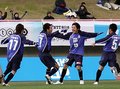 カターレ初勝利　朝日、決勝ゴール