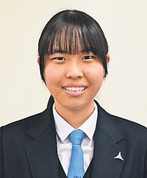 カラフル<br />呉羽高校書道部長・藤木舞さん