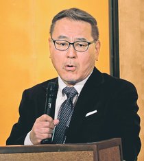 共同通信特別編集委員・杏林大客員教授の久江雅彦氏が講演　高岡政経懇話会３月例会