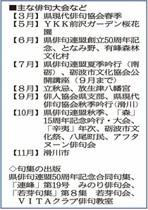 ＜回顧２０２５＞俳壇<br />県俳句連盟が創立５０周年