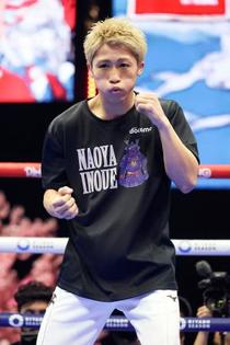 井上尚弥、防衛戦へ公開練習