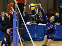 女子は富山第一がＶ　全日本高校バレー県予選