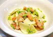 エビと大根のサラダ