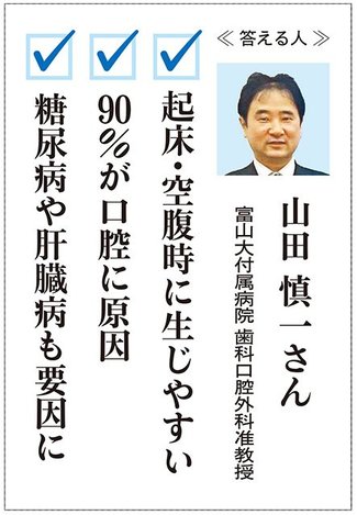お医者さんに聞いてみよう（１６）<br />口臭の改善方法教えて