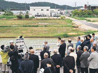 幹線用水路の復旧完了　氷見、管路に液状化対策
