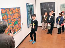 フレッシュな感性披露、受賞者ら作品語る　越中アートフェスタ