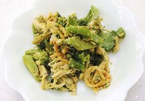 ブロッコリーと鶏肉のあえ物