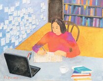 芽生える 物語　北日本文学賞６０年記念エッセー（１）第４０回選奨・藤岡陽子<br />壁に茂る言の葉　書きたいこと日々の中に