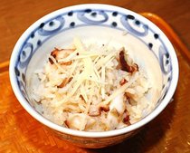 タコと新ショウガの炊き込みご飯