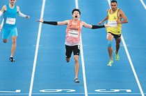 山田が日本勢初「金」／東京デフリンピック第５日、陸上男子４００
