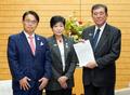 小池都知事ら、関税政策で要望書