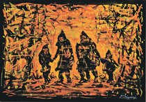 ＜見聞録　美術＞福住廉<br />「東京大空襲８０年」展　想像力刺激する体験画