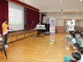 交通ルール 楽しく学んで　富山・立正幼稚園でＪＡＦの団体が音楽会