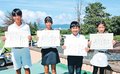 グロス男子、七澤（大門）Ｖ３　県中学ゴルフ、女子は橋場（芳野）連覇