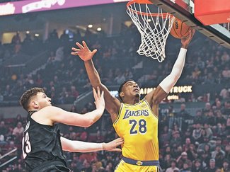 八村６得点、今季最多１２リバウンド　レーカーズ連敗止める