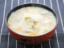 冬野菜のかす汁