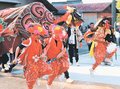 ６年ぶり勇壮な獅子舞、活気呼ぶ　射水・大門本江、住民有志の保存会