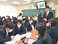 県議が主権者教育　高岡向陵高で出前講座、新年度に選挙権得る２年生に