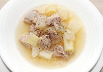 大根と鶏肉のポトフ