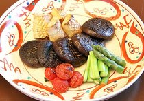 高岡産極厚シイタケのステーキ