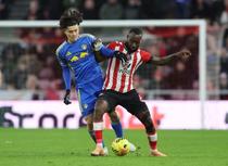 田中は前半途中からプレー