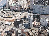 「変貌　富山駅周辺～北陸新幹線開業１０年」上<br />ホテル建設ラッシュ／高まる宿泊需要狙う