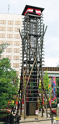 「太鼓櫓」から音響く　番記者通信