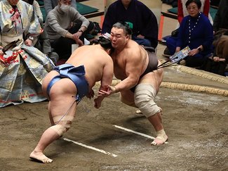 朝乃山、幕内通算２５０勝　大相撲初場所９日目