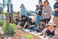 「種ダンゴ」の普及に力　射水・小杉花作り同好会、太閤山小児童に作り方指導