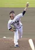 井上温大が先発で３回完璧投球