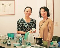 ガラス香道具で魅了　富山の輪島さん、中国の美術館に展示