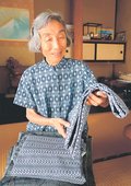 ＜宝物は何ですか？＞１２<br />氷見市・山本芳枝さん（８４）の浴衣