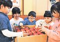 交流のリンゴ２０２５年も届く　土屋さん（長野）から上滝保育園（富山）に