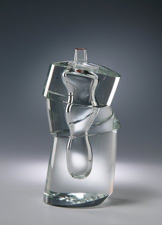 澄み切ったガラスの言葉/大平洋一《クリスタッロ・ソンメルソN.49-彫刻》【富山市ガラス美術館・art report (19)】