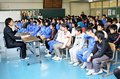 カターレの西野選手講演　高岡・野村小　