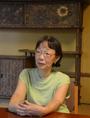 　インタビューに応える近藤ようこさん
