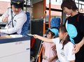路線バス乗れたよ 立山町の保育園児、地鉄社員に教わる