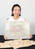 ＜残像 戦後８０年に問う＞上<br />冷戦下の恋文 思いすくう　アーティスト・河邉ありささん