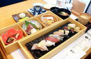 リニューアルされる富山湾鮨コースの料理