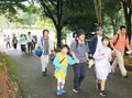 里山の景色堪能　富山・呉羽丘陵一帯で２５０人ウオーク